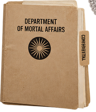 Department of Mortal Affairs confidential folder